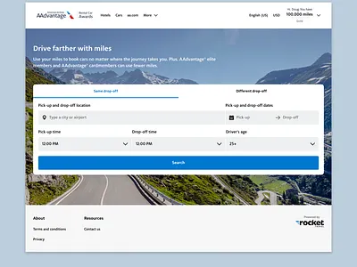 White Label by Rocket Travel: Cars Burn Tiers Funnel design ui ux
