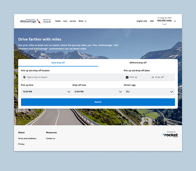 White Label by Rocket Travel: Cars Burn Tiers Funnel design ui ux