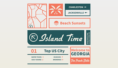 Road Trip Signs css svg web design
