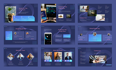 Fluid Powerpoint Presentation Template branding design graphic design marketing powerpoint presentation template typography ui ux