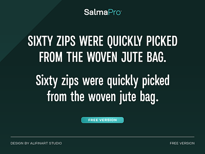 Free sans serif font | Salma Pro brand identity branding cyrillic design font free font graphic design greek illustration latin extended logo typography ui ux vietnamese website