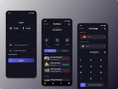 cryptocurrency UI