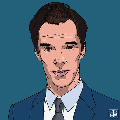 Benedict Cumberbatch artist benedict cumberbatch celebrity digital art digital artist digital drawing digital illustration drawing fan art illustration