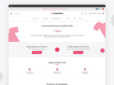 #8 - T-Shirt Print graphic design ui