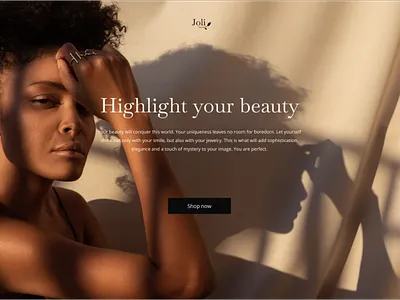 Jewelry Shop/Concept design e commerce ecommerce jewerly ui uiux design ux web design website website design