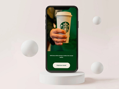Concept design Starbucks App app concept design mobile app mobile design ui uiux design ux