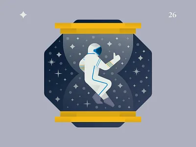 The History of Space Exploration / 26 astronaut cosmonaut hourglass science space star time