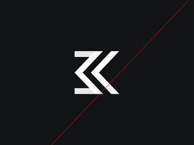 Logo for Meunier Kevin (MK) branding dailyui design flat icon illustrator inspiration logo logo design logomark logotype luxembourg minimal minimalist logo modern logo portfolio typography ui uidesign vector