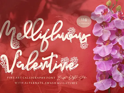 Mellifluous Valentine advertising apparel autumn beautiful font branding brightrhytmstudio bundle design easter facebook illustration instagram logo photography reels tiktok wedding