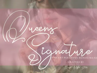 Queens Signature advertising apparel autumn beautiful font branding brightrhytmstudio bundle design easter facebook illustration instagram invitation logo post reels stories tiktok wedding youtube