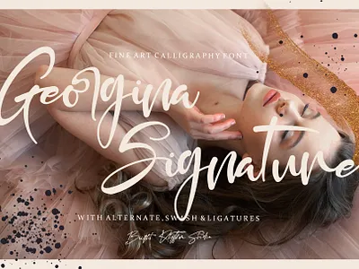 Georgina Signature advertising apparel autumn beautiful font branding brightrhytmstudio bundle design easter facebook fashion food illustration instagram logo reels tiktok website wedding youtube