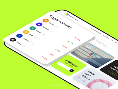 Crypto Market - App UI UX Design app crypto cryptocurrency cryptomarket design figma mobile mobile app mobile app design ui ux