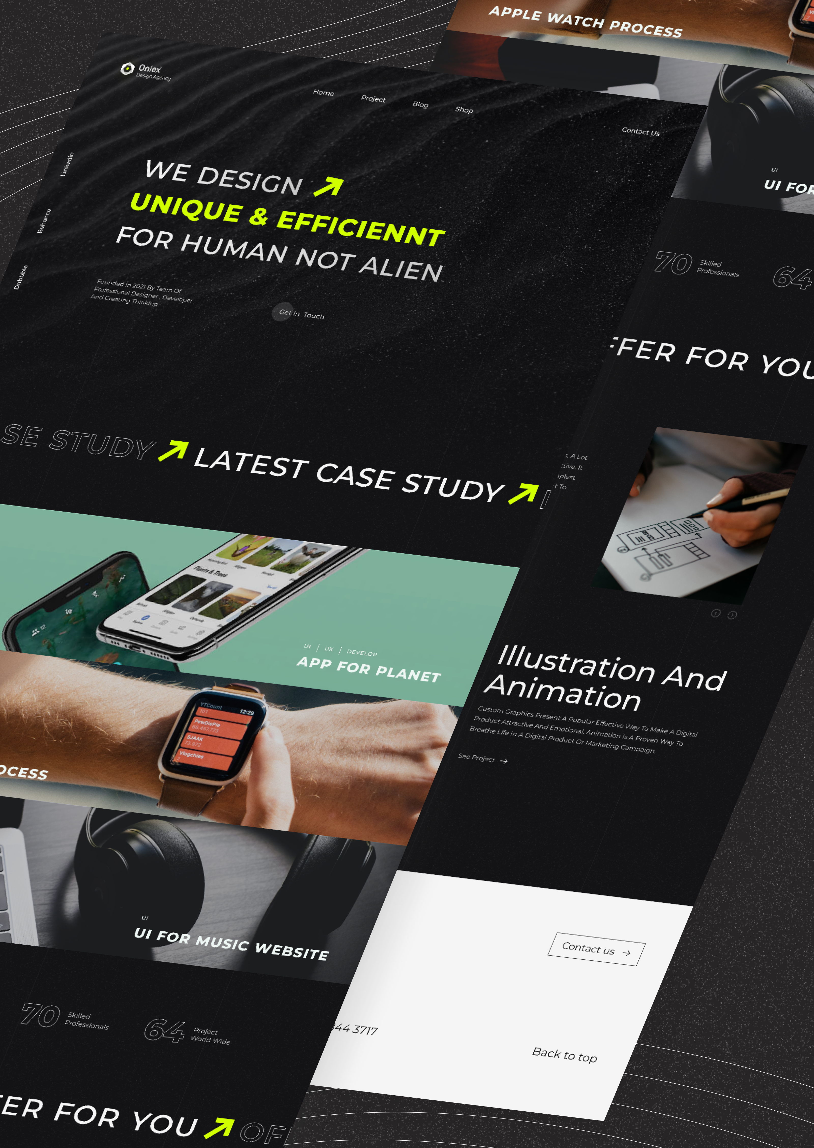 Agency website agency agency portfolio agency website branding business company company website corporate dark design agency digital marketing landing page minimal portfolio professional promotion service startup up digital agency web design