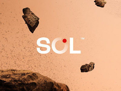 SOL - Sunglasses Logo Design brand identity branding circle design logo logo design mark mars mars logo minimal minimalist minimalist logo red sol sol logo space space logo sunglasses logo typography wordmark