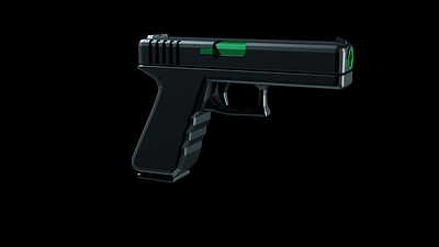 Hand Pistol 3d animation branding crypto design illustration landingpage productdesign uiux