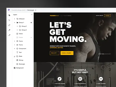 Inspect (formally Avocode) UI 2022
