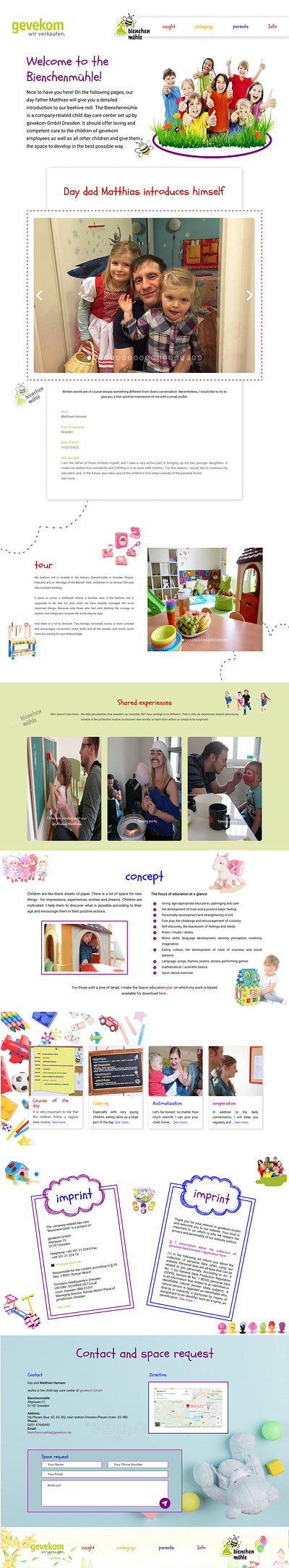 Kinder Garten Website beautiful we design best design frontend design ui web design