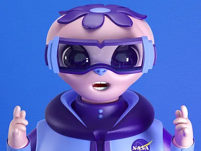 Cosmo Boy Chupi! 3d 3dart 3dcharacter 3ddesign 3dillustration 3dmodeling art branding c4d character cinema4d design icon illustration logo redshift render ui web