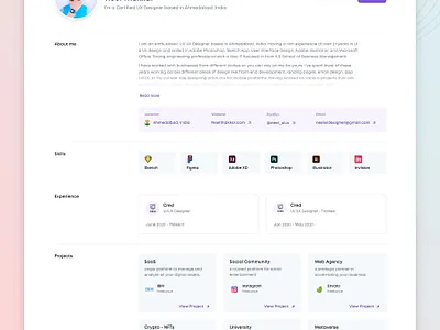 Digital & Web Resume - Portfolio digital digital portfolio digital resume portfolio resume ui ui design ux web design web portfolio