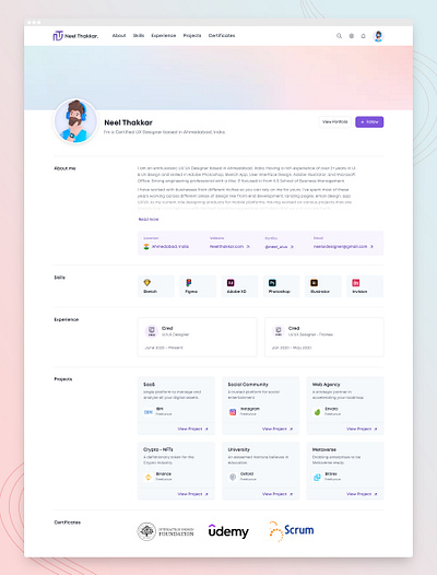 Digital & Web Resume - Portfolio digital digital portfolio digital resume portfolio resume ui ui design ux web design web portfolio