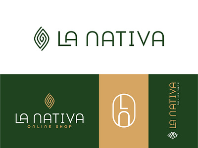 Branding for online shop (handcrafted artisan bags & jewelry) bag brandingminimal ethnic leaf logo native nature tribe woman