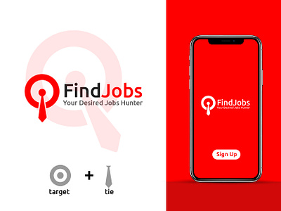 FindJobs Timeless Minimal Logo Design app icon branding concept design corporate logo creative creative logo design graphicdesign illustration illustrator job logo logo logo designer logomaker logomakeronline logomark logosai minimal logo modern logo professional logo