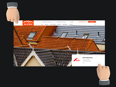 Web design for manufacture of roofing materials design ui ui uxdesign ux web design website