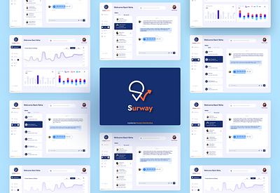 Surway - Analytics App Dashboard Design analytics dashboard dashboard ui progress ui software design tikanga ui ux web design