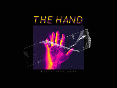 The Hand branding brutalist design design free graphic design hand infrared streetware streetwear vector