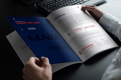 Brand Manual bold brand brand manual branding brochure clean design guide guideline highlight identity indesign logo identity manual minimal modern source typography user visual identity