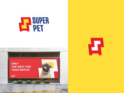 Super Pet Logo & Branding animal brand branding character creative logo dog graphic design icon logo logomark mark mascot minimal modern modern logo super hero super pet tech