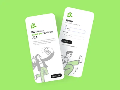 Getting Starting. Dakia app design app app design app ui clean danish design designer skills ui ux design