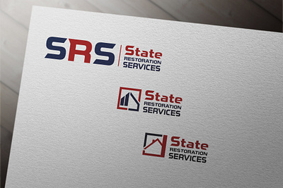 Logo for State Restoration Services ( Home renovation company ) adobe illustrator adobe photoshop branding design fix flat graphic design home house illustration logo logo design mockup renovation renovation company typography vector