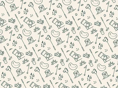 Long Gimmies Brand Pattern apparel design brand design brand identity brand pattern branding golf golf brand golf branding illustration illustrations monogram visual identity