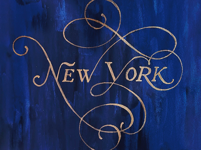 NYC graphic design lettering logo typography