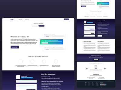 Simple website page of How it works branding design illustration landingpage logo responsive typography ui ux webpage website