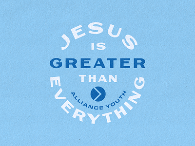 Alliance Youth Retreat Graphic (Alternate) apparel badge design jesus logo retreat tshirt type typography vector youth