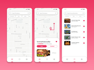 Daily UI - Map app branding design figma graphic design ui ux