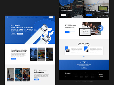 Lioneight UI/UX Design blue drivers driverwebsite lion modern modernwebsite truck ui uiux userexperience userinterface ux website