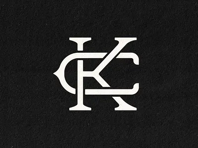 KC Monogram branding c design k kc logo monogram type typography vector