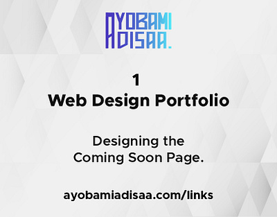 Web Design and Development Portfolio - Ayobamiadisaa branding ui