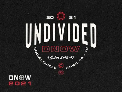 Crossroads Youth Retreat Graphic apparel branding design dnow globe logo retreat social circle tshirt type typography vector youth