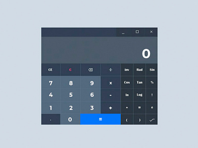 Calculator, DailyUI 004: #DailyUI design graphic design ui ux