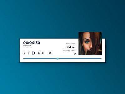 Music Player, DailyUI 009: #DailyUI design graphic design ui ux