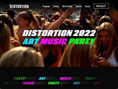 Copenhagen Distortion | Web Refresh branding copenhagen copenhagen distortion copenhagen distortion 22 dark ui design distortion distortion 22 festival gadefestival københavn logo music festival rebranding redesign street festival ui ux web website