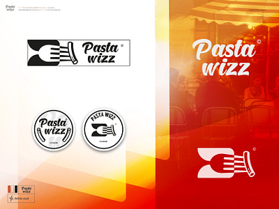 PASTA WIZZ art brand idontity branding cover design graphic graphic design illustration inspiration logo logo design logo typ restaurant typography ui vector