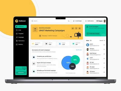 Email Marketing Web App Design banking dashboard dashboard design dashboard ui dashboards email blast email blast ui email campaign email campaign designs email marketing marketing ui ui design uiux wallet web app web application