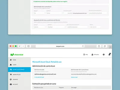 UX Lead for Telefónica Cloud art directin design logo ui ux