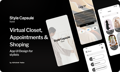 Stylist - Style Capsule App UI Design branding graphic design logo ui