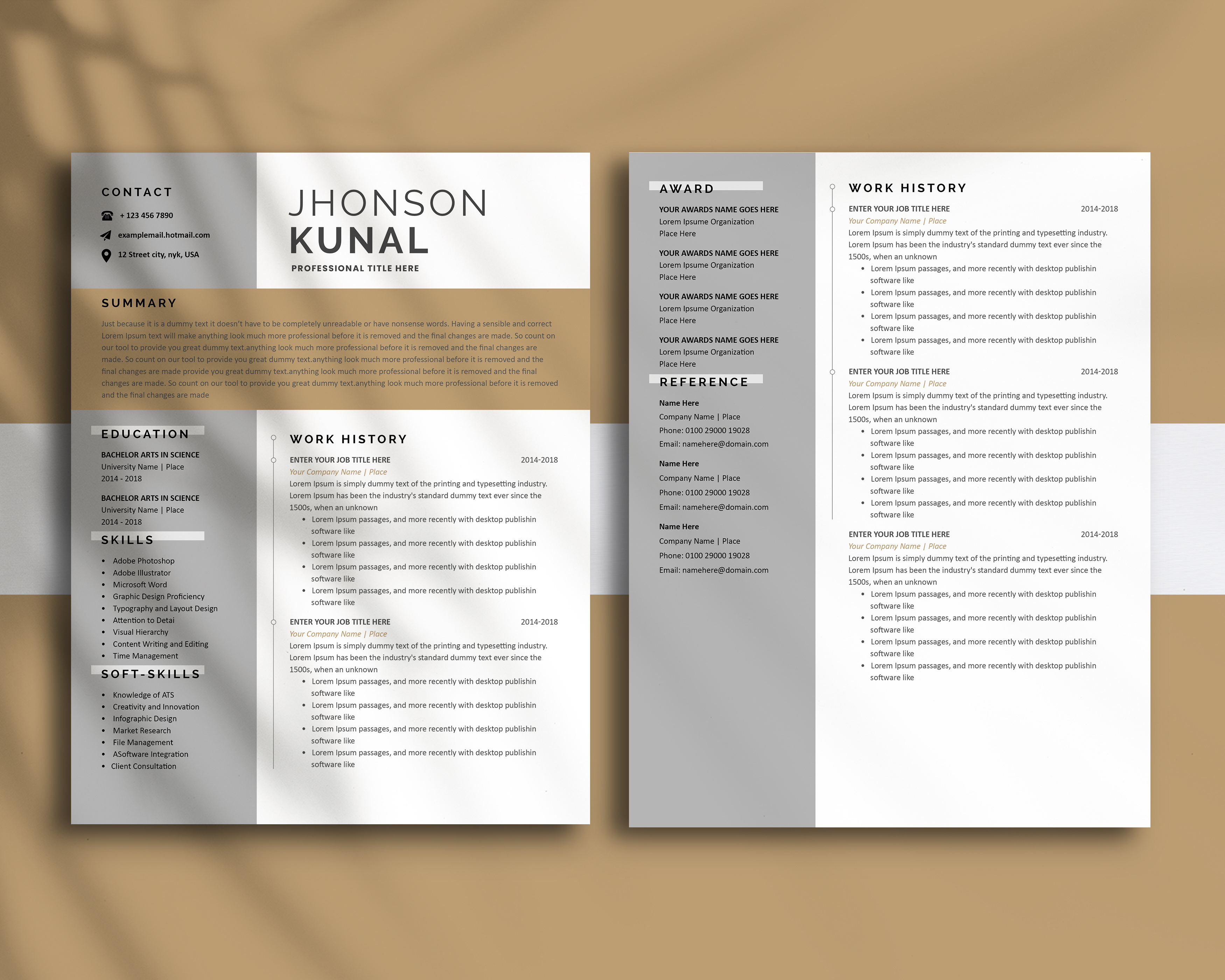 Resume Design & Cover letter job search success